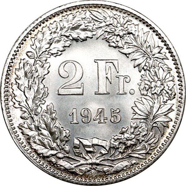 26559_1 2 Franken, 1945, Erstabschlag
