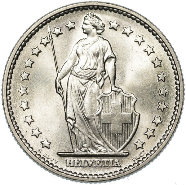 2 Franken, 1969, Stempelglanz