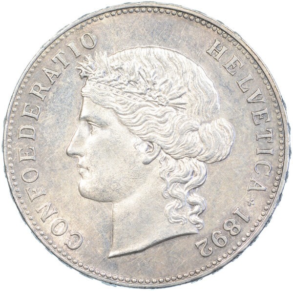 26641_1 5 Franken, 1892, unzirkuliert