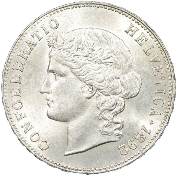 26642_1 5 Franken, 1892, unz/stgl