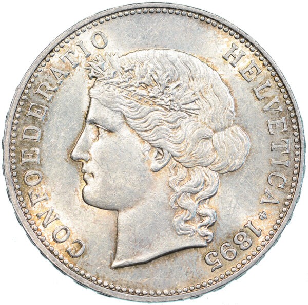 5 Franken, 1895, unzirkuliert