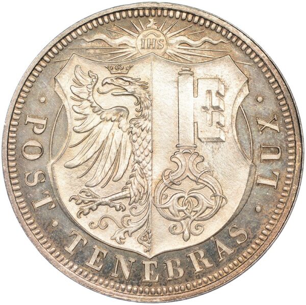 Genève, Genève,  Abbaye des Carabiniers, 1875, unz, Silber