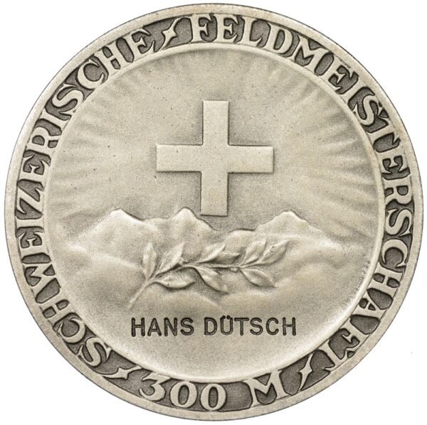 Gesamtschweizerisch, SSV,  Verdienstmedaillie, 1925, stgl, Silber