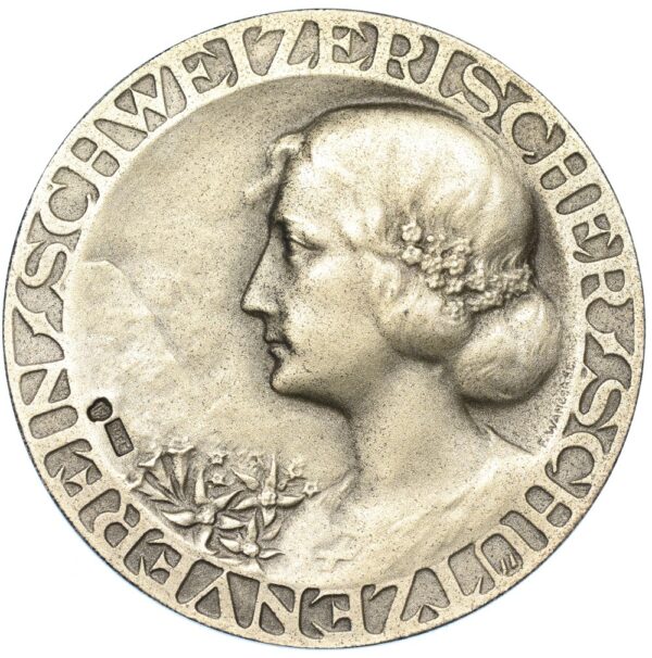 Gesamtschweizerisch, SSV,  Verdienstmedaillie, 1925, stgl, Silber