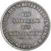 5134_1 Zürich, Zürich, Eidgenöss. Schützenfest, 1872, unz-, Weissmetall
