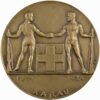 Aargau, Aarau,  Eidgenöss. Schützenfest, 1924, unz, Bronze