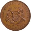 5229_1 Ticino, Bellinzona, Kantonales Schützenfest, 1882, stgl, Bronze