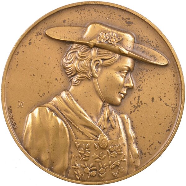 5239_2 St. Gallen, St. Gallen, Sportschützen St. Gallen-Ost, 1959, unz, Bronze