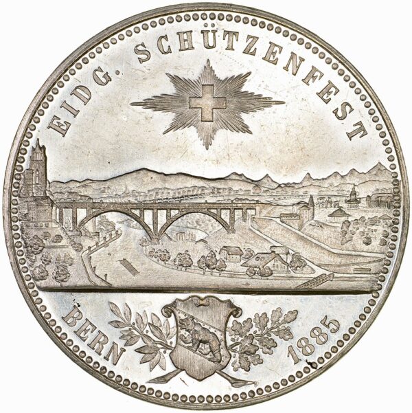 5246_1 Bern, Bern, Eidgenöss. Schützenfest, 1885, stgl