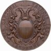Waadt, Lausanne,  Kantonales Schützenfest, 1894, unz/stgl, Bronze