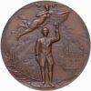 Waadt, Lausanne,  Kantonales Schützenfest, 1894, unz/stgl, Bronze