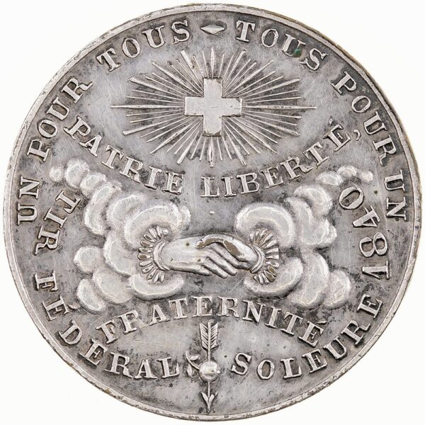 5393_1 Solothurn, Solothurn, Schützenjeton, 1840, unz-