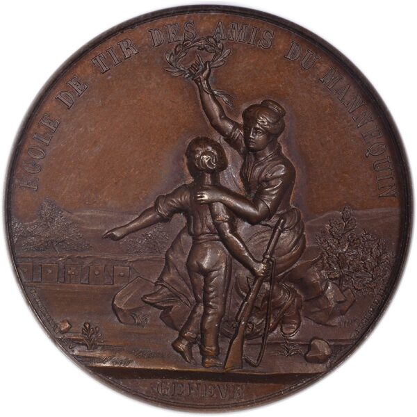 Genève, Genève, Ecole de Tir des Amis du Mannequin, 1893, unz