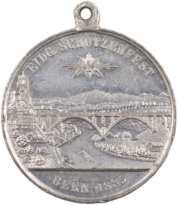 5448_1 Bern, Bern, Eidgenöss. Schützenfest, 1885, vz