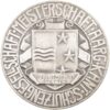 5550_1 Aargau, Kantonalschützengesellschaft, Schützengesellschaft, o.J., unz, Br versilbert