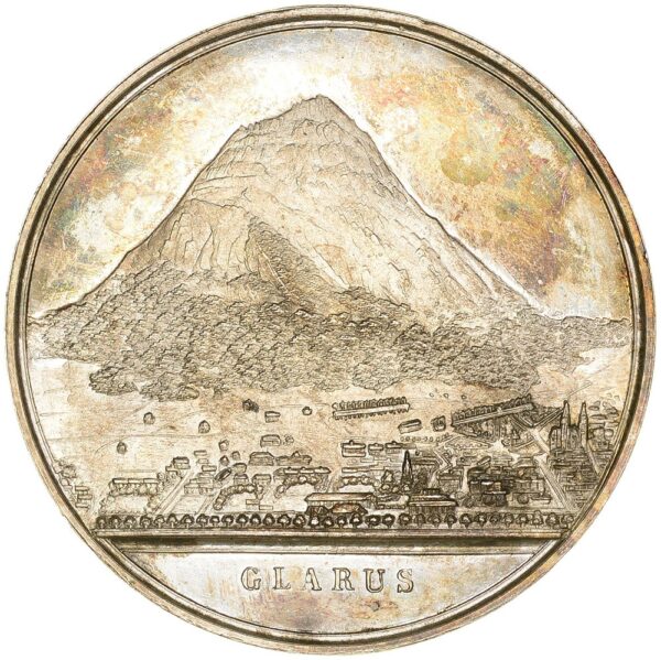 5608_1 Glarus, Glarus, Eidgenöss. Schützenfest, 1892, stgl