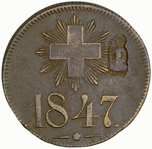 5630_1 Glarus, Glarus, Schützenjeton, 1847, vz-unz