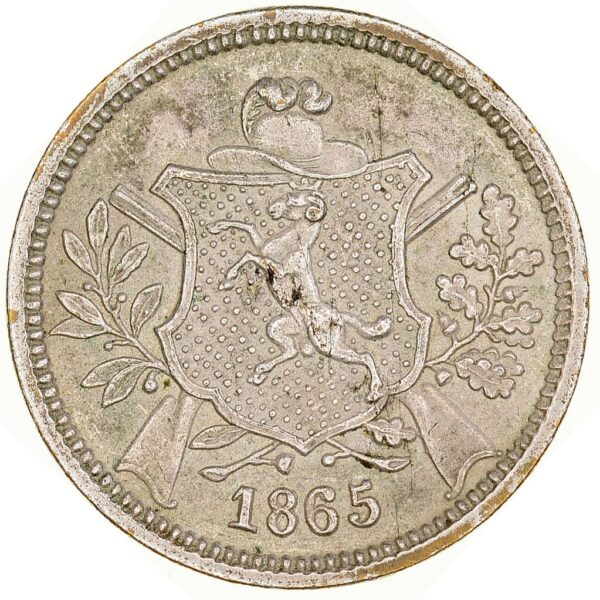 5634_1 Schaffhausen, Schaffhausen, Schützenjeton, 1865, unz-