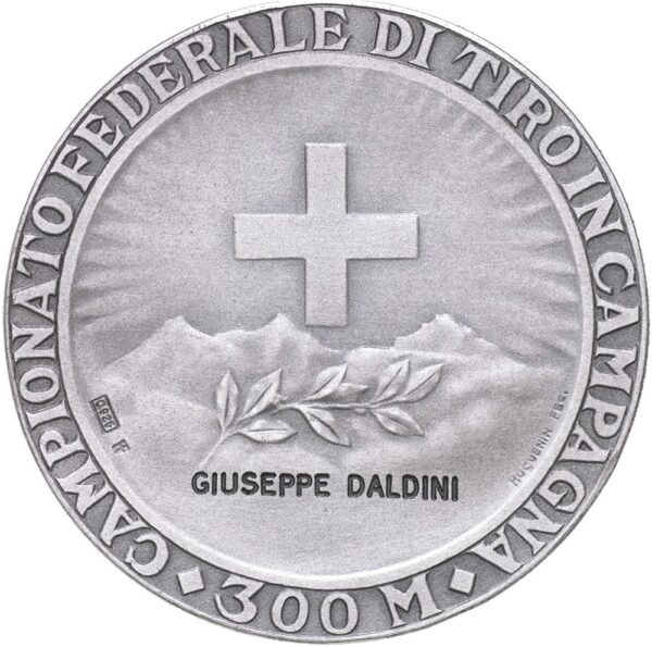5644_1 Gesamtschweizerisch, 300 M, Campionato federale de tiro in campagna , o.J., stgl, Silber