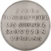 Aargau, Aarau,  Eidgenöss. Schützenfest, 1924, unz/stgl, Silber