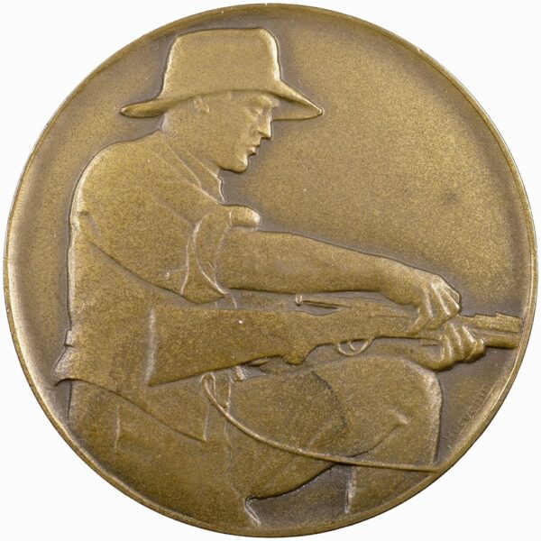 5740_2 Aargau, Kantonalschützengesellschaft, Schützengesellschaft, o.J., stgl, Bronze