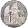 5748_2 Freiburg, Fribourg, Eidgenöss. Schützenfest, 1881, unz/stgl, Weissmetall
