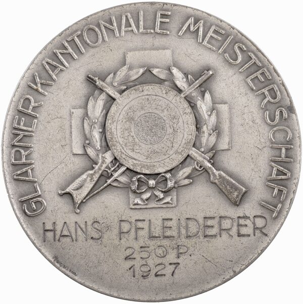 5750_1 Glarus, Glarus, Kantonales Schützenfest, 1927, unz/stgl