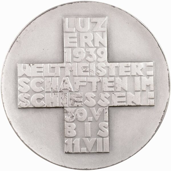 5755_1 Luzern, Luzern, Weltmeisterschaft im Schiessen, 1939, unz/stgl, Silber