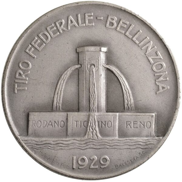 5789_1 Ticino, Bellinzona, Eidgenöss. Schützenfest, 1929, stgl
