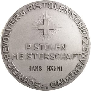 Gesamtschweizerisch, Pistolenmeisterschaft,  Schw. Revolver u. Pistolens.verband, o.J., stgl, Silber