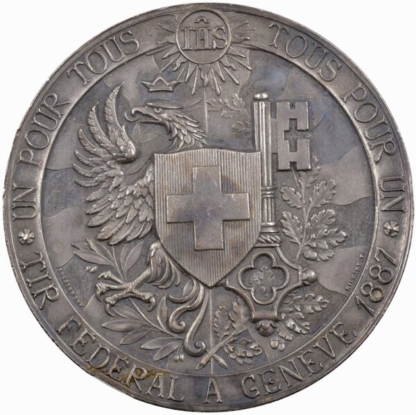 5814_1 Genève, Genève, Eidgenöss. Schützenfest, 1887, unz/stgl