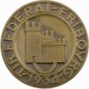 Freiburg, Fribourg,  Eidgenöss. Schützenfest, 1934, unz/stgl, Bronze