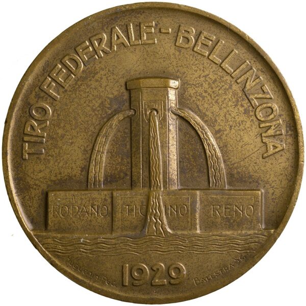 5854_1 Ticino, Bellinzona, Eidgenöss. Schützenfest, 1929, unz-