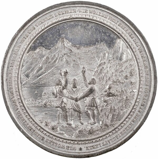 5872_2 Luzern, Luzern, Zentralschweizerisches, 1889, unz, Weissmetall