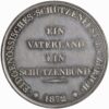 5880_1 Zürich, Zürich, Eidgenöss. Schützenfest, 1872, unz/stgl, Weissmetall