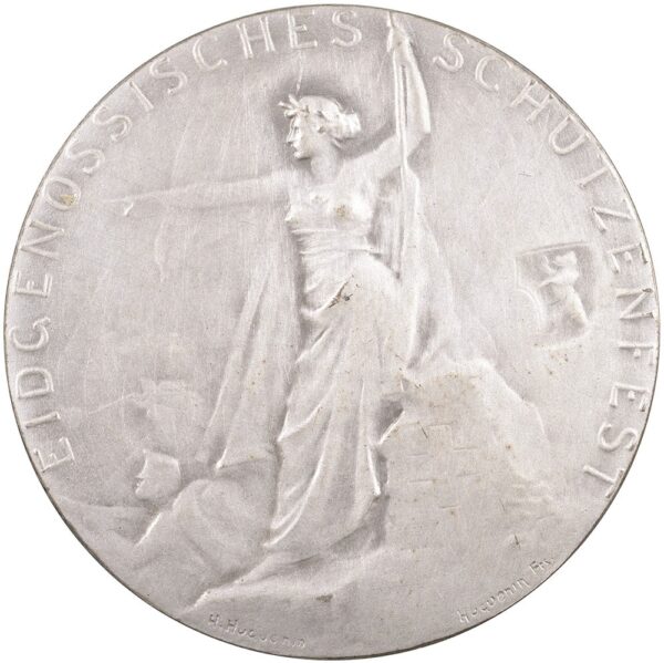5894_1 St. Gallen, St. Gallen, Kantonales Schützenfest, 1904, stgl, Silber