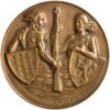 Wallis, Martigny,  Kantonales Schützenfest, 1957, stgl, Bronze