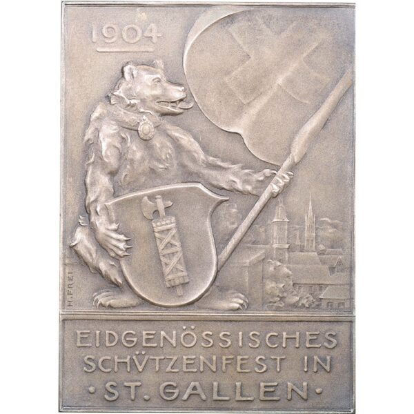 5926_1 St. Gallen, St. Gallen, Kantonales Schützenfest, 1904, unz/stgl