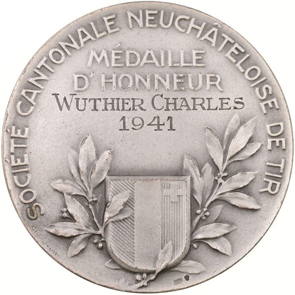 5931_1 Neuenburg, Neuchâtel, Societe de tir, 1941, stgl