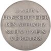 Aargau, Aarau,  Eidgenöss. Schützenfest, 1924, unz, Silber