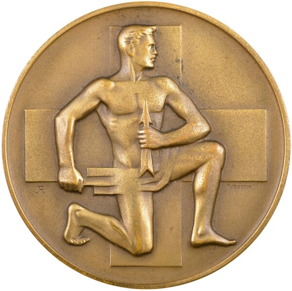 Graubünden, Chur,  Eidgenöss. Schützenfest, 1949, stgl, Bronze