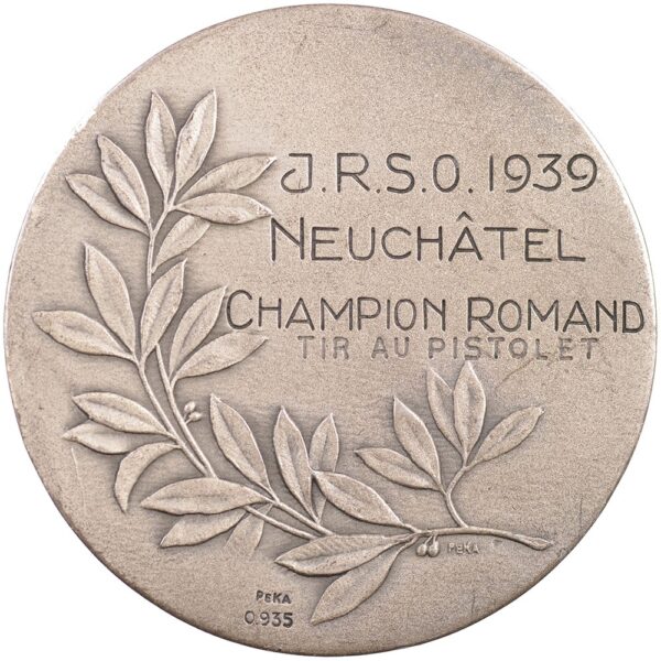 6038_1 Neuenburg, Neuchâtel, J.R:S.O., 1939, stgl, Silber