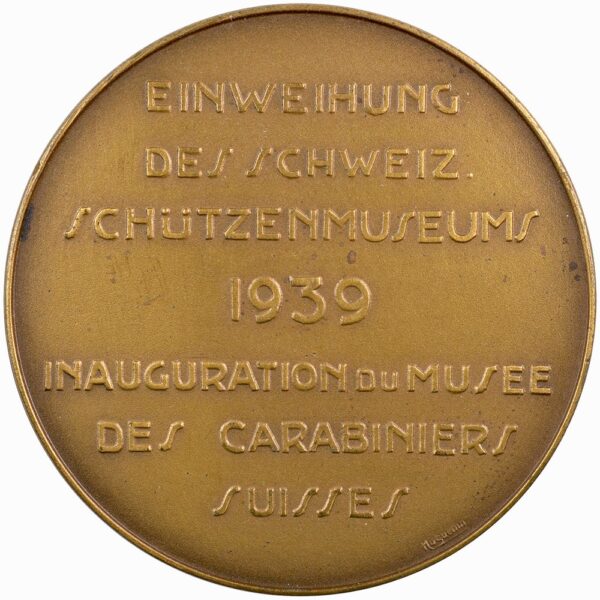 6065_1 Bern, Bern, Kantonalschützenverein, 1939, stgl, Bronze