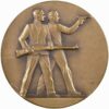 6094_2 St. Gallen, St. Gallen, Bezirksschützenverband, 1952, stgl, Bronze