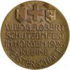 Zürich, Horgen,  Eidg. Flobertschützenfest, 1926, unz/stgl, Bronze