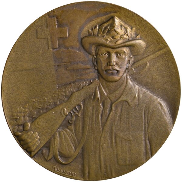 Zürich, Horgen,  Eidg. Flobertschützenfest, 1926, unz/stgl, Bronze