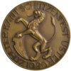 Zürich, Uster,  Kantonales Schützenfest, 1926, stgl, Bronze