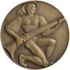 Zürich, Uster,  Kantonales Schützenfest, 1937, stgl, Bronze