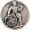 6151_2 Div. Medaillen, S.V.S.E., Schützenverband, 1947, stgl, Br versilbert