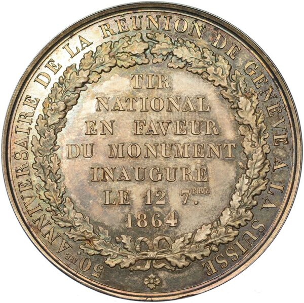 6176_1 Genève, Genève, Eidgenöss. Schützenfest, 1864, stgl